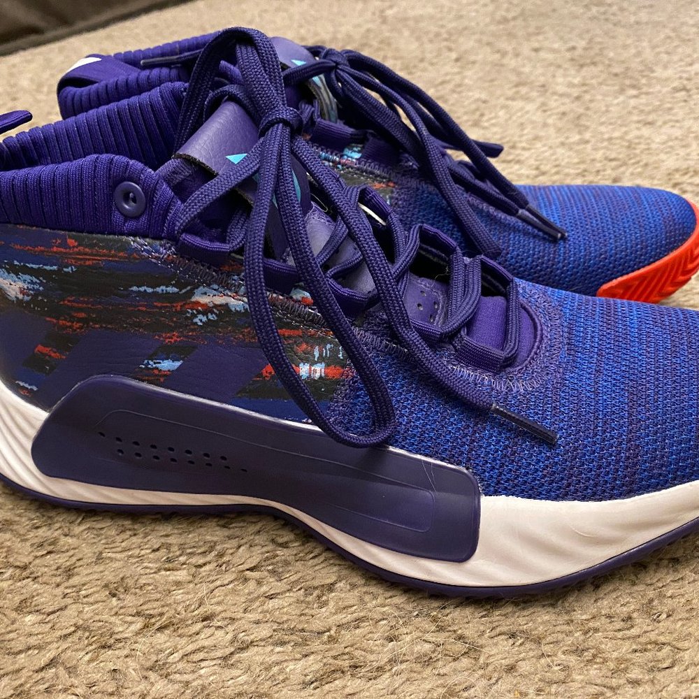 Adidas Dame 5 GCA Basketball Sneakers | Purple/Blue